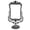 Antique Pewter, variant on YAHHU Vintage Double Side Makeup Mirror Clear 360 Degree Rotating Antique Tabletop Mirror Metal Frame Cosmetic Desktop Ornament for Home, 15.08 x 8.66 inches / 38.3 x 22 cm, Antique Pewter