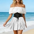 thumbnail image 2 of BUIGTTKLOP Womens Mini Skirt Plus Size Skater Skirts Cute Pleated Short Shorts Skirt with Pockets, 2 of 6