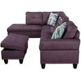thumbnail image 5 of Modern Sofa Set Furniture Sofa Set Multifunctional Back Cushion & Ottoman Storage Chair (Left Facing, F09917A), 5 of 5