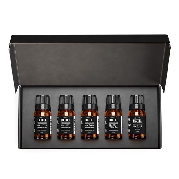AirScent Hotel Diffuser Oil Gift Set - Hotel Spa Scents - 10 mL, 0.34 fl oz Fragrance Oil Gift Set -