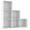 White, variant on 6 Cube Storage Organizer, White Portable Closet Shelves, DIY Stackable Cube Bookcase for Bedroom, Home, Clothes Storage, Plastic Modular Shelving Unit