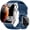 Blue, variant on Smart Watch Fits for Android and iPhone, 2.01" AMOLED Screen, Bluetooth Calls/Answer, Fitness Tracker, 110+ Sport Modes, Smart Watch for Men Women, IP68 Waterproof Smartwatch, Gifts for Dad