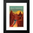 thumbnail image 2 of SpaceX 17x24 Black Modern Framed Museum Art Print Titled - Valles Mariners, 2 of 5