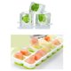 thumbnail image 5 of Juego de bandejas para cubitos de hielo para fiestas en casa: apilables y fáciles de usar (4 piezas, verde), 5 of 10