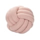 thumbnail image 2 of Plush Knot Ball Pillow Diameter 22cm Room Decoration for sofa Couch Light Pink, 2 of 7