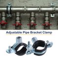 thumbnail image 4 of 12 Pack Split Ring Pipe Hanger, 25mm/0.99inch Adjustable Pipe Bracket Clamp, 4 of 6