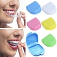 thumbnail image 3 of Denture Box Creative Plastic Denture Bath Case Denture Container for Travel, 3 of 10