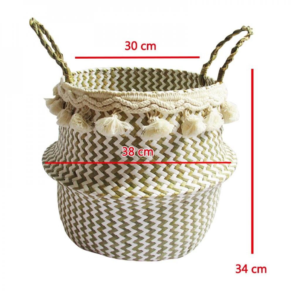 Sustainable basket Home Decor Basket Eco Friendly basket Bathroom Basket