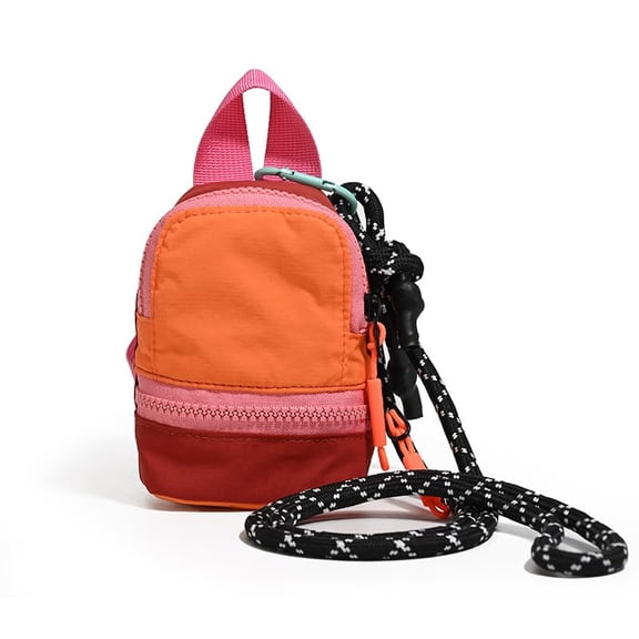 Mini Backpack Keychain Coin Purse, Cute Tiny Shoolbag Backpack Charm Keychain Attachment Holder for Men Women.