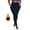 Navy, variant on Naittoop Fleece Leggings for Women High Waisted Thick Thermal Soft Pants Running Belly Control Warm Leggings for Winter