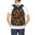 thumbnail image 6 of Balery Leopard Print Backpack for Men and Women - Durable 600D Oxford Cloth -Large Capacity, Water-Resistant School, Travel, and Hiking Bag, 6 of 9