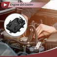 thumbnail image 2 of Unique Bargains Engine Oil Cooler for Hyundai Sonata 2011-2015 Transmission Oil Cooler Trans Cooler No.256204R000 Aluminum Alloy 1 Pcs Car, 2 of 6