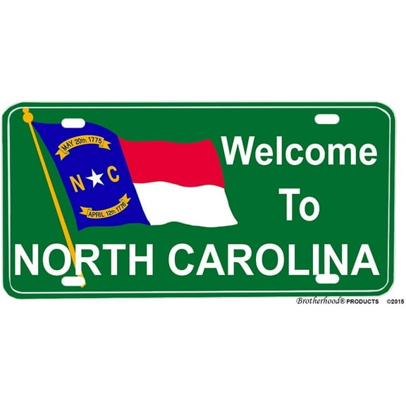 Welcome to North Carolina Aluminum License Plate