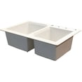 thumbnail image 3 of Transolid Radius 33'' L x 22'' W Double Basin Drop-in Kitchen Sink, 3 of 4