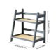 thumbnail image 3 of Rack de doble capa para sobremesa - Organizador de madera para oficina, cocina y dormitorio - 27x28,5x18cm en negro, marrón, verde, beige, gris, 3 of 6