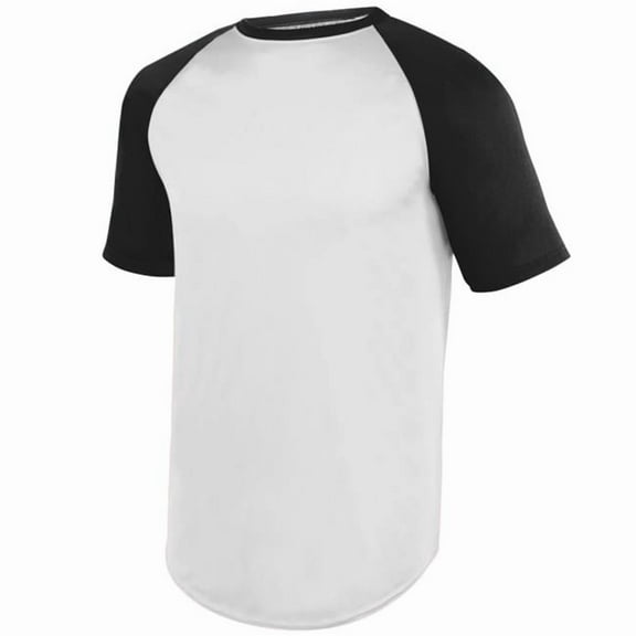 Augusta Sportswear Youth Wicking Short Sleeve Baseball Jersey