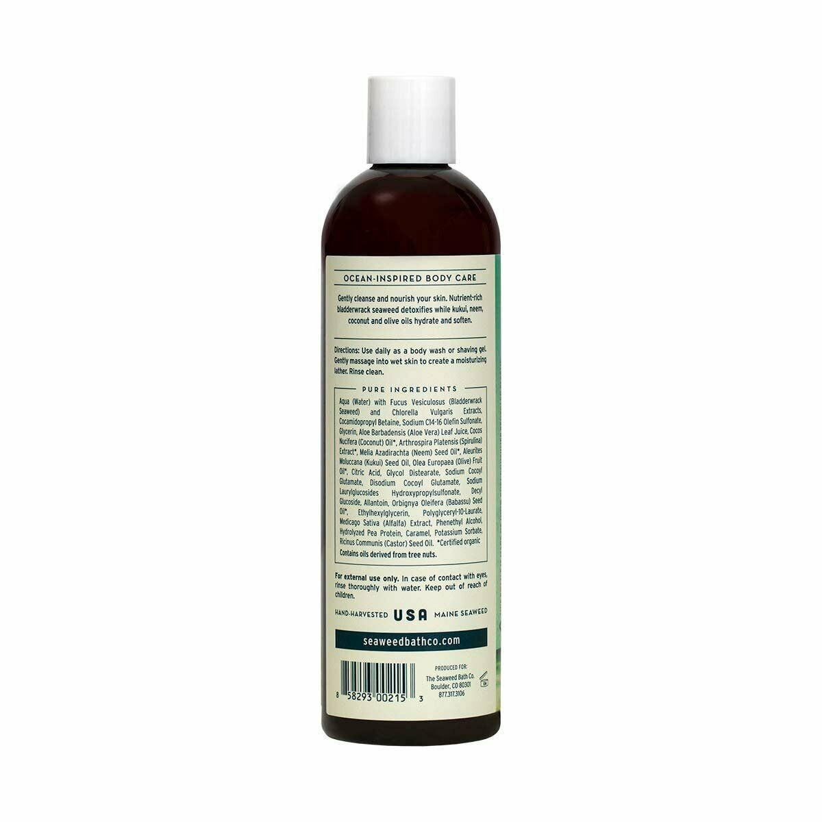 The Seaweed Bath Hydrating & Cleansing Body Wash, Unscented, 12 oz, 6-Pack