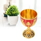 thumbnail image 5 of Gold Chalice Zinc Alloy Wine Goblet 4in High  for Banquet ANGGREK Otros, 5 of 8