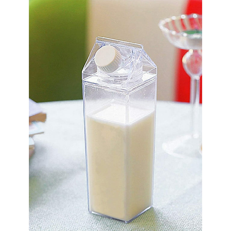 Wholesale 30 or 60 Pcs Reusable Clear Water Bottle Milk Box Carton