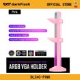 thumbnail image 1 of darkFlash Graphics Card Holder 3pin5v Bracket Desktop PC Computer Case AURA SYNC ARGB Video Card GPU Water Cooling Kit Support DL240 Pink, 1 of 5