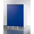 thumbnail image 5 of Undercounter 24 Inches all-refrigerator for residential use with cobalt blue door, stainless steel handle, and white cabinet, 5 of 5