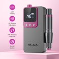 thumbnail image 4 of Taladro de uñas eléctrico Halmai HMC320 40000RPM recargable, 4 of 8