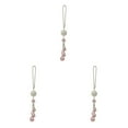 thumbnail image 4 of QualitChoice Rear View Mirror Accessories Crystal Ball Pendant Graceful Rhinestone Pretty Charm Hanging Ornament for Women Girls pink 3Set, 4 of 6