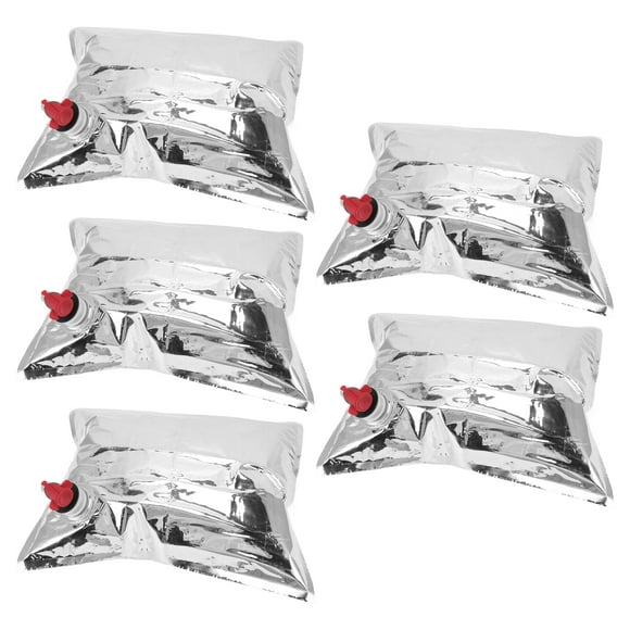 Bolsas para jarra de líquido con grifo, 5 uds., jarra de agua de emergencia, bolsa para contenedor de agua, bolsas para jarra de agua, máxima comodidad Jadeshay A