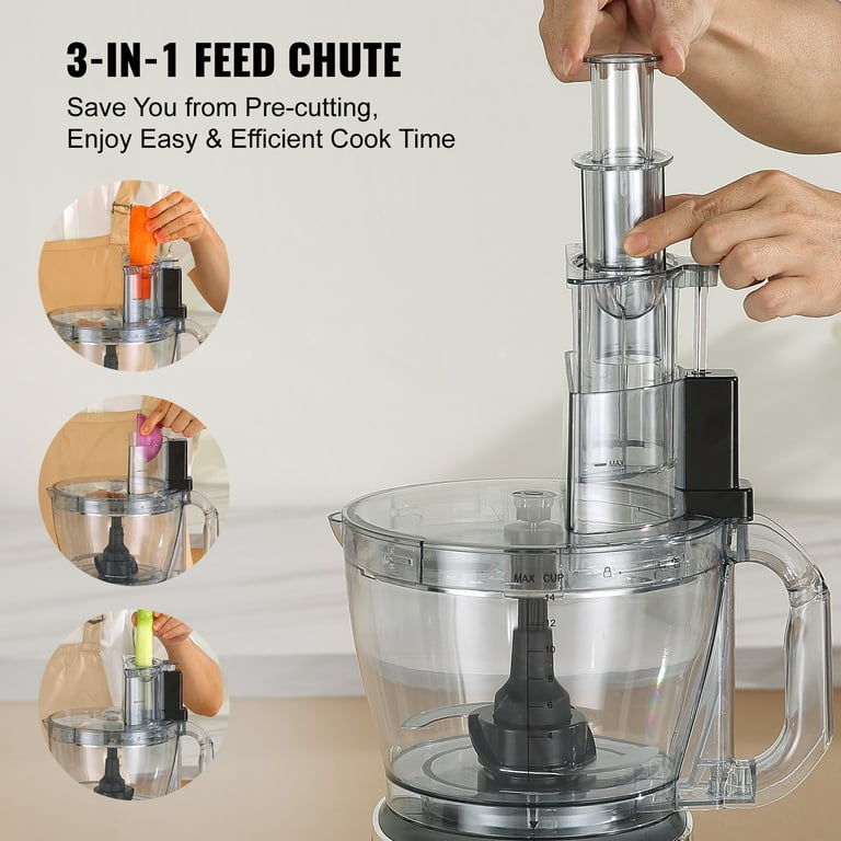 KFFKFF 14-Cup 650W Food Processor Vegetable Chopper Mixing KFFKFF 14-Cup 650W Food Processor Vegetable Chopper Mixing
