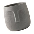 thumbnail image 3 of MesaSe 1Pc Abstract Ceramics Flowerpot Face Shaped Planter with Hole Home Ornament, 3 of 6