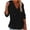 A#01_Black, variant on Women Long Sleeve Hoodies Tshirts Casual V Neck String Hooded Shirts Tunic Tops with Pocket