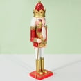 thumbnail image 3 of Gymnture christmas Traditional Wooden Nutcracker Soldier Xmas Decor, 3 of 10