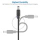 thumbnail image 3 of Cable de extensión de CC de 10 pies, 5,5 x 2,1 mm, cable de extensión de alimentación de CC de 12 V Afortunado Sencillez, 3 of 4