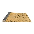 thumbnail image 2 of Ahgly Company Indoor Rectangle Abstract Orange Modern Area Rugs, 8' x 10', 2 of 4