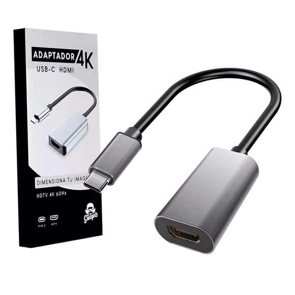Cable Adaptador MR. GADGETS Usb C A Hdmi 4K 60hz Aluminio Para Mac iPad