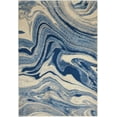 thumbnail image 2 of Nourison Somerset Abstract Light Blue 7'9" x 10'10" Area Rug, (8x11), 2 of 5