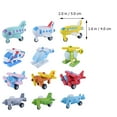 thumbnail image 2 of Wooden Mini Airplane Toy Premium Design for Infants 12Pcs 2X1.6X1.2in, 2 of 8