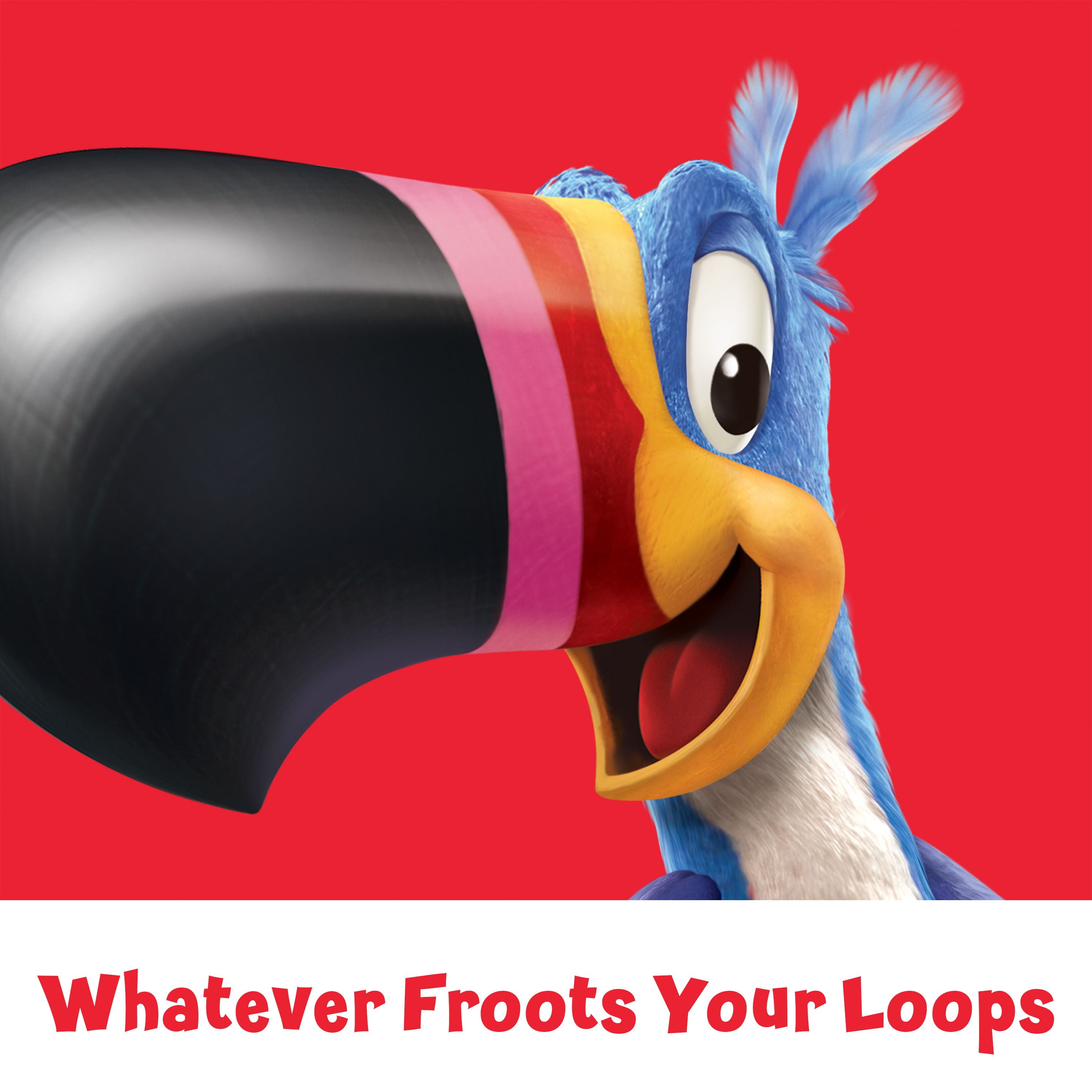 Kellogg's Froot Loops, Breakfast Cereal, Original, Low Fat, 12.2 oz Box