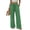 A9-Green, variant on Wide Leg Pants for Women High Waisted Drawstring Pants with Pockets Striped Pant Loose Flowy Lounge Summer Beach Vacation Outfits,Saffron M