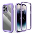 thumbnail image 2 of Elegant Choise for iPhone 14 Pro Case with Built-in Back Protector Shockproof Phone Cover, Purple, 2 of 14