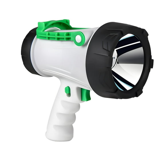 HIBIBUD Flashlights High Lumens,IP68 Waterproof Flashlight Rechargeable,3-Speed Flashlights for Home,White&Green