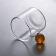 thumbnail image 3 of Glass Tea Cup Mini Sauce Pitcher Milk Creamer Coffee Jar Glass Heatable Pot Saucepan Server Dipping Bowls With Handle, 3 of 6