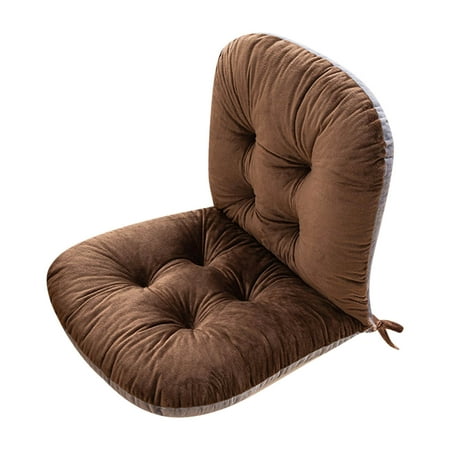 

EHRWE Non Rocking Chair Cushion With Ties Soft Seat Cushion With Removable Cover High Back Desk Chair Cushion For Car Home Dining Room Mesh Lumbar Support for Car