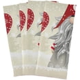 thumbnail image 4 of Lovely Gnome Heart Kitchen Dish Towels Set of 6 Absorbent Hand Towels, Lint-Free 18"x28" Happy Valentines Day Dishcloths Fast Drying for Cooking Baking Home Clean, 4 of 5