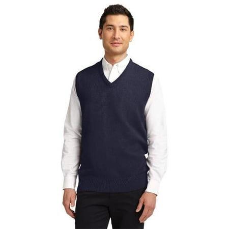 Port Authority® Value V-Neck Sweater Vest. Sw301 Navy Xs | Walmart Canada