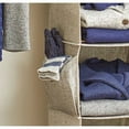 thumbnail image 3 of Better Homes & Gardens 6-Shelf Hanging Polyester and Cotton Closet Organizer with 3 Side Pockets for adult, 3 of 8