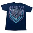 thumbnail image 2 of American Fighter Men's T-Shirt Navy Blue Puff Print Branchport Tee (XX-Large, Blue), 2 of 3