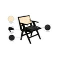 thumbnail image 2 of Meridian Furniture Abby Black Vegan Leather Dining Arm Chair (Set of 2), 2 of 12