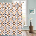 thumbnail image 3 of Fabric Shower Curtain, Handdrawn Flower Overlay Art Pattern Shower Curtains with 12 Hooks Waterproof Machine Washable Bath Curtains for Bathroom,54 x 78in, 3 of 6