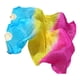 thumbnail image 1 of Abanicos de velo de seda para danza del vientre, abanicos plegables largos para mujeres y niñas, accesorios de vestuario azul amarillo rosa rojo, 1 of 7